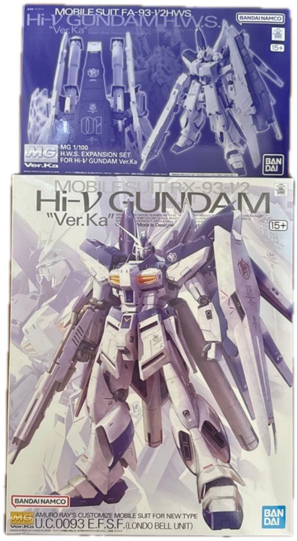 【未開封】Hi-νガンダムVer.Ka/HWS拡張セット/ヘッドパーツ改造キット