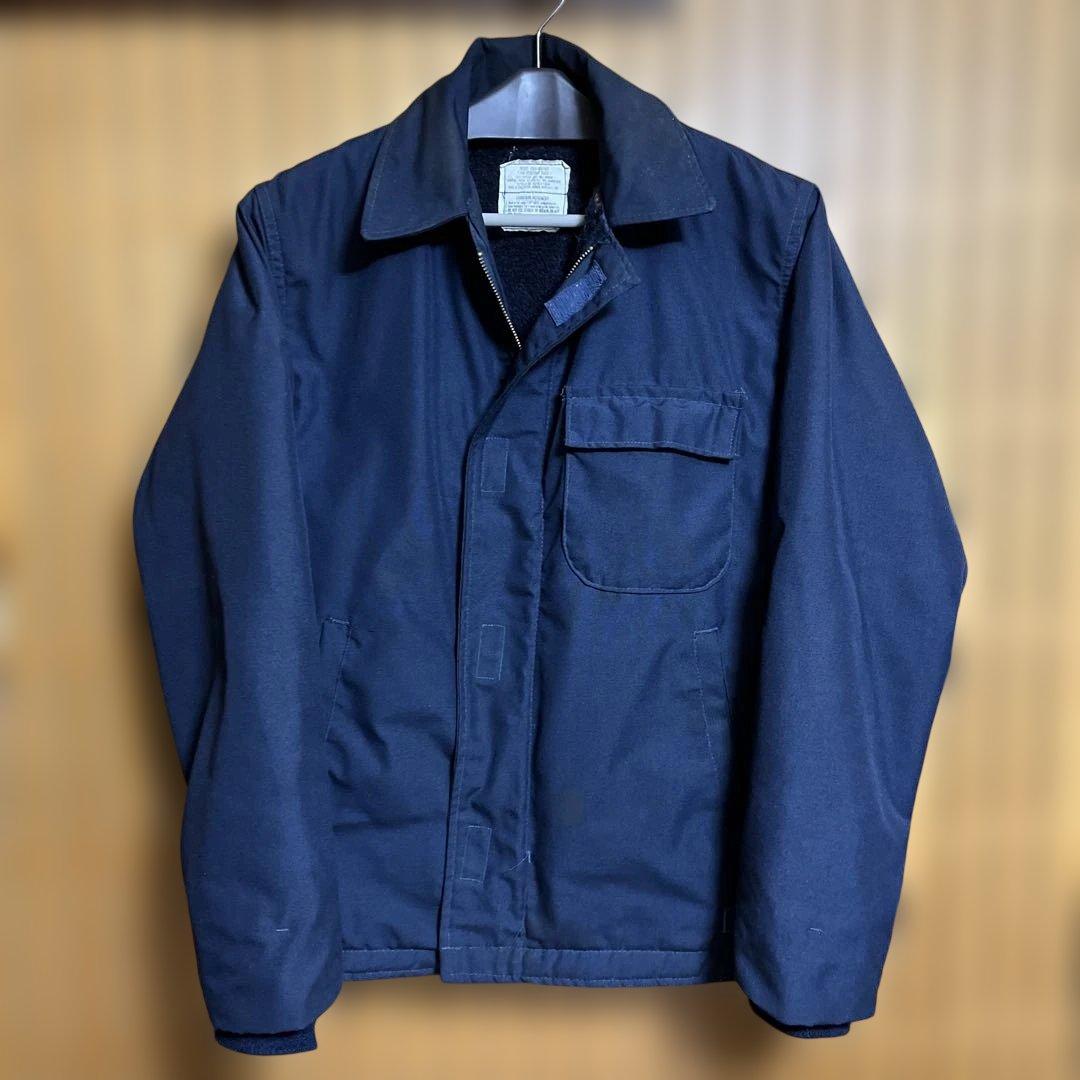 qhmirai　米軍　アラミドデッキジャケット　ステンシル入り　S