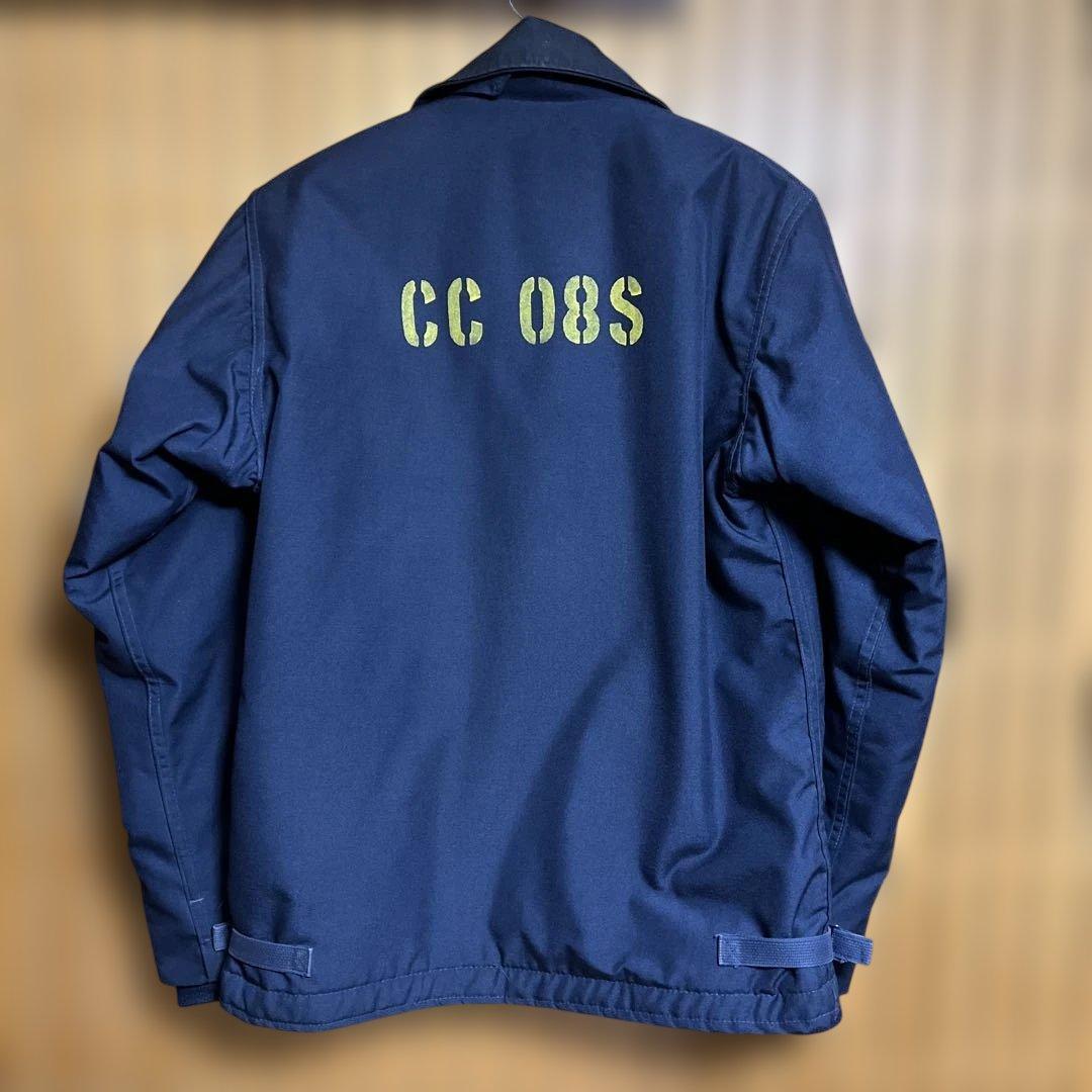 qhmirai　米軍　アラミドデッキジャケット　ステンシル入り　S