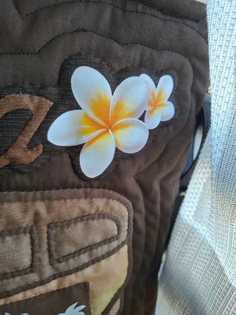 特別価格!　ハワイアンキルト　バッグ　ワーゲンバス　2WAY ファスナー