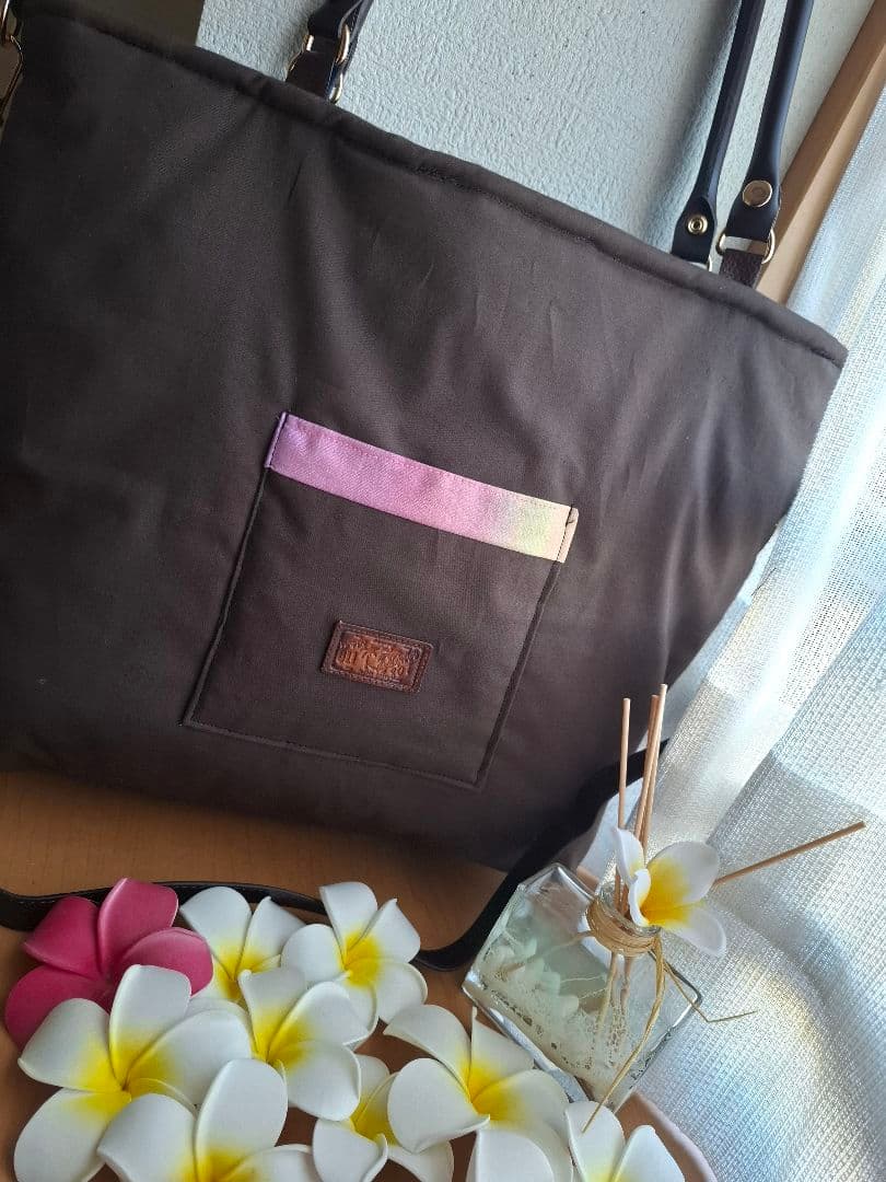 特別価格!　ハワイアンキルト　バッグ　ワーゲンバス　2WAY ファスナー