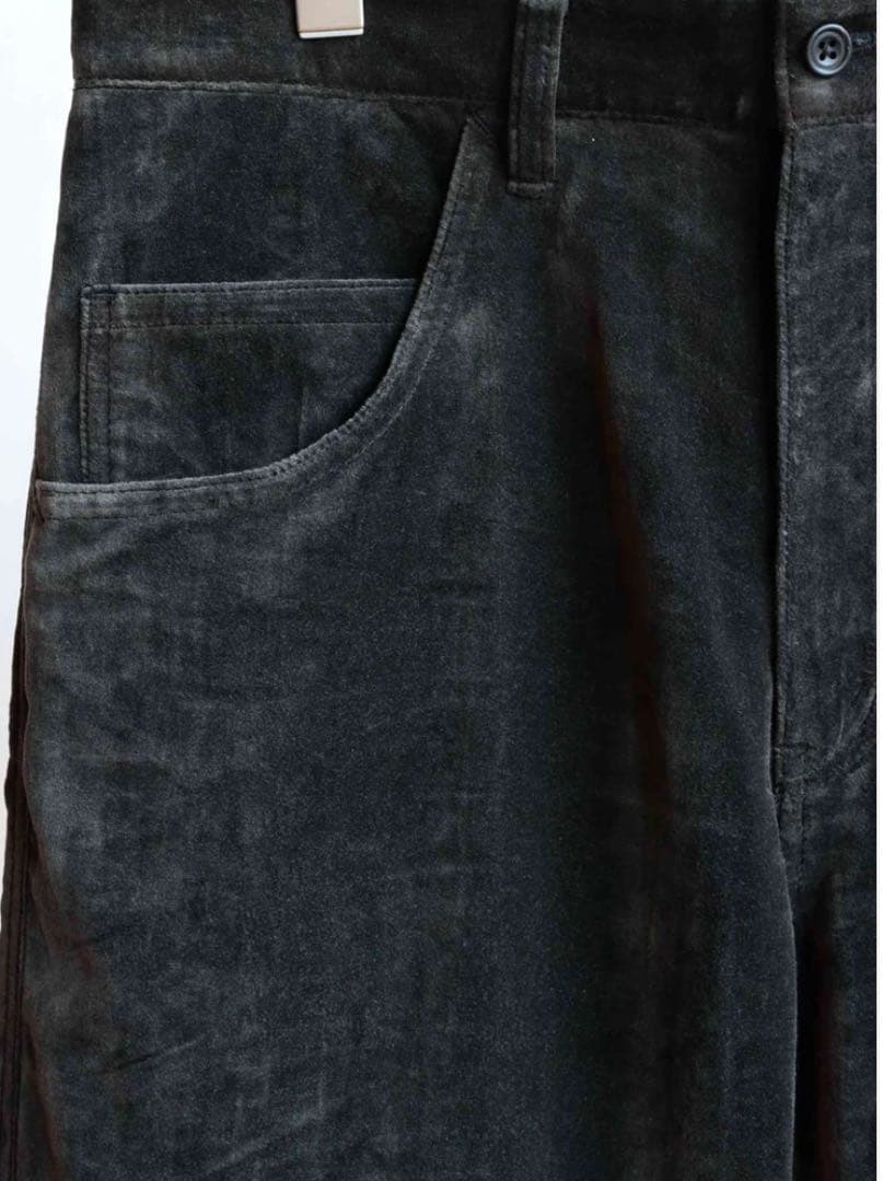 新品 ensou. Derby Pants (Sumi-dyed Black)