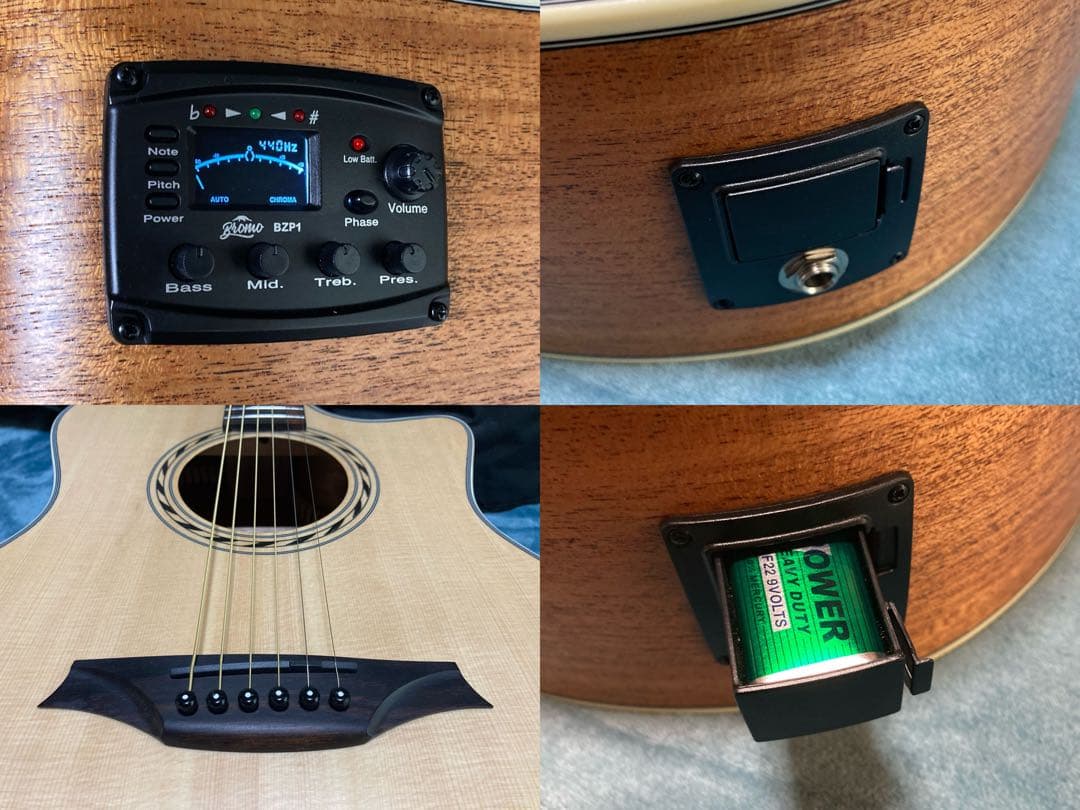 Bromo Guitars BAA2CE ブロモエレアコギター