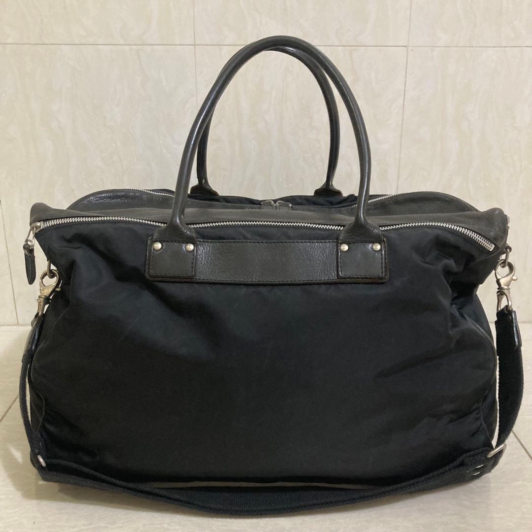 Felisi フェリージ　ボストンバッグ　2way　レザー×ナイロン　20286