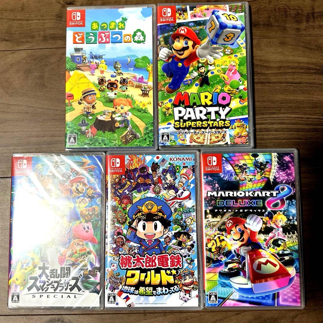 Nintendo Switch ソフト5本　新品未開封