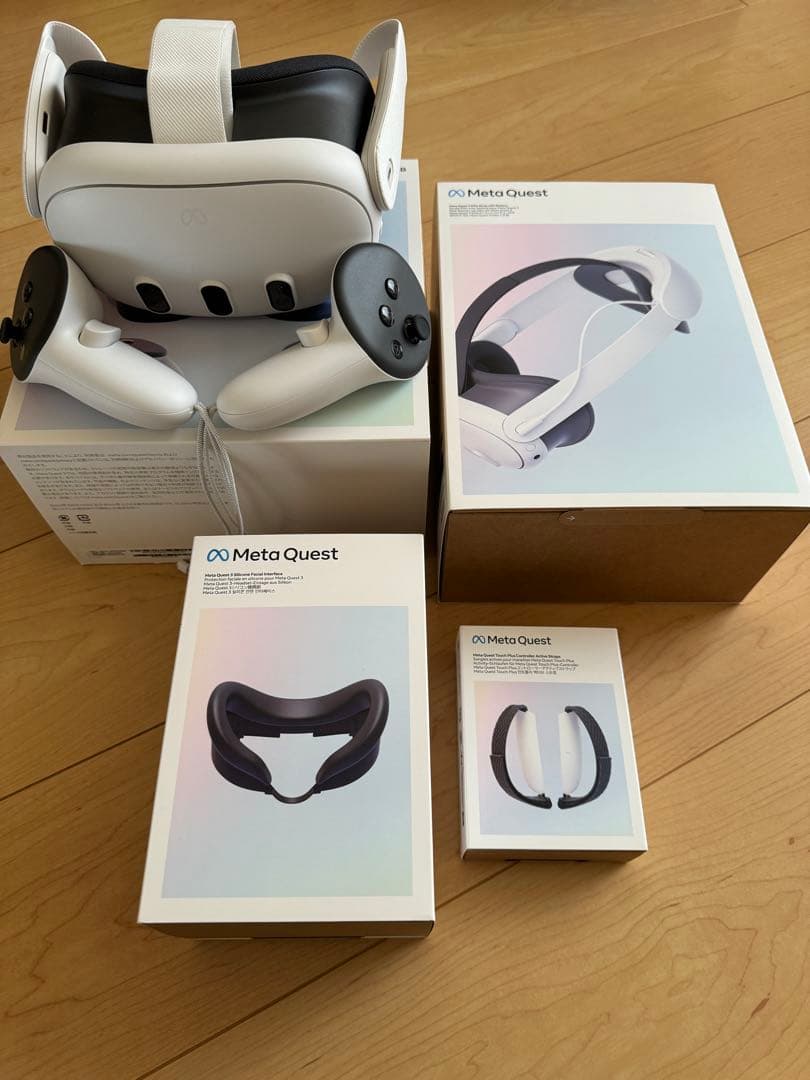  Quest3メタクエスト3本体&周辺機器3種類 合計4点セット
