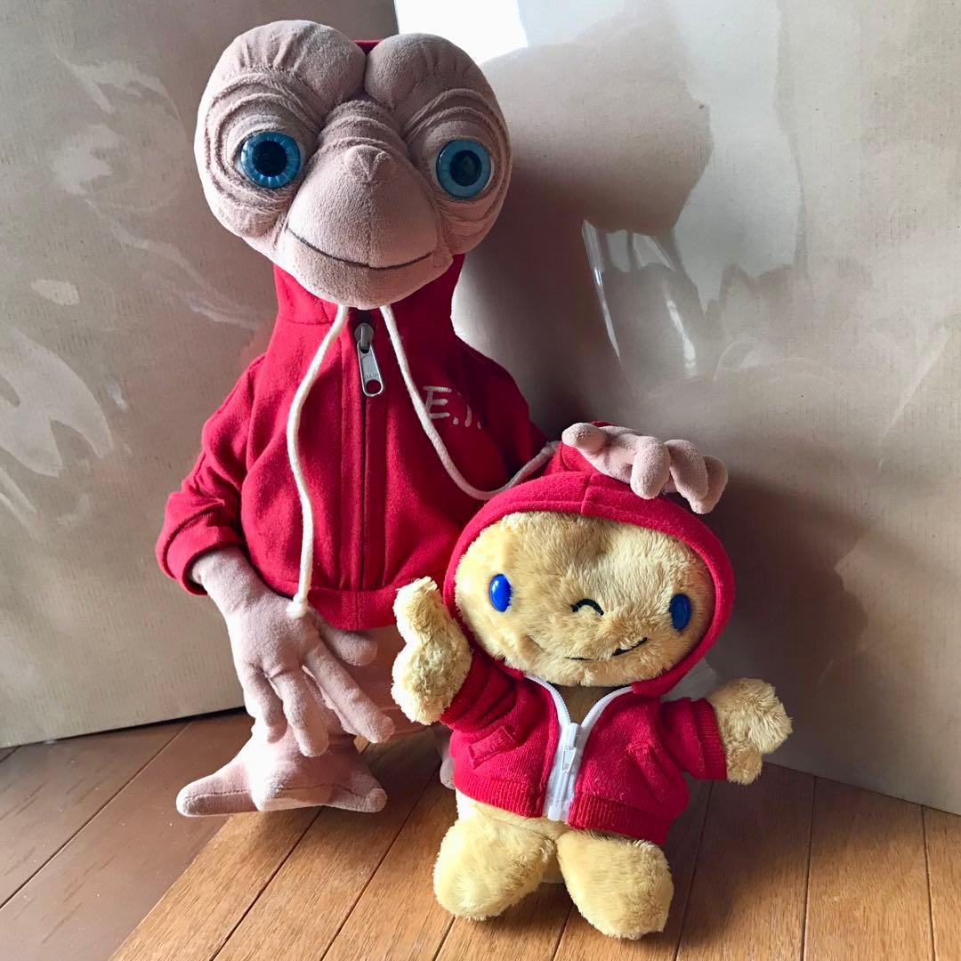 ユニバーサルスタジオ　USJ E.T.大きいぬいぐるみ　ET 2個セット当時物