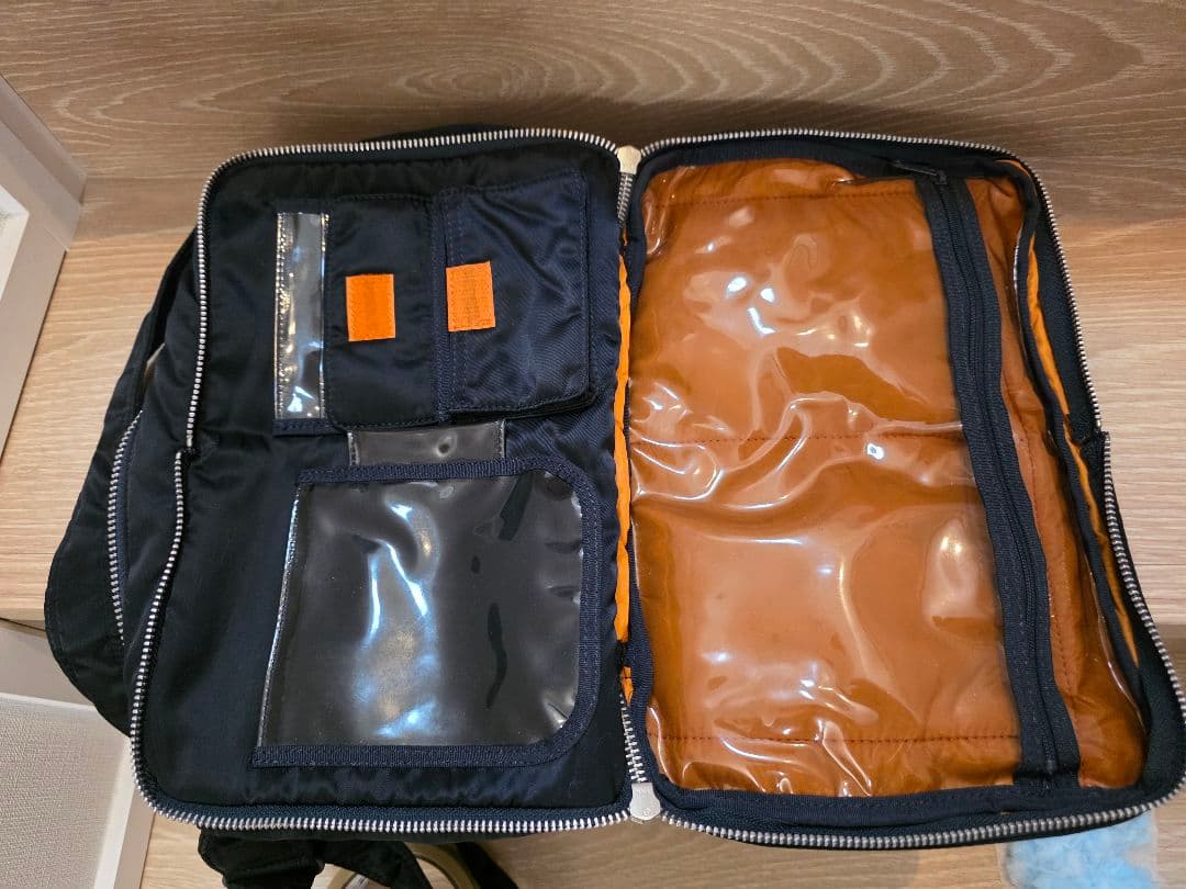 ​【美品】ヘッドポーター タンカー ショルダーバッグ ネイビーLサイズ 2層式