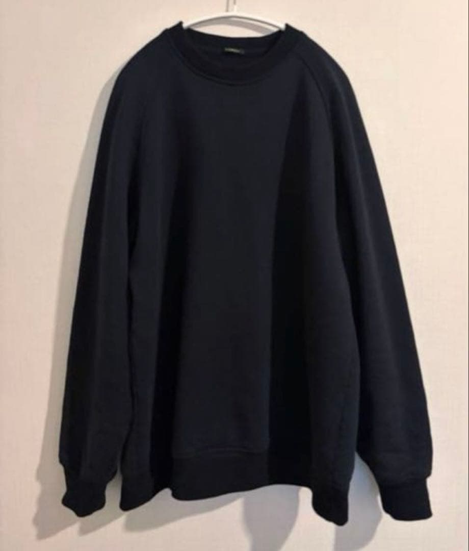 25aw 新品 COMOLI コットン裏毛クルーネック スウェット サイズ3