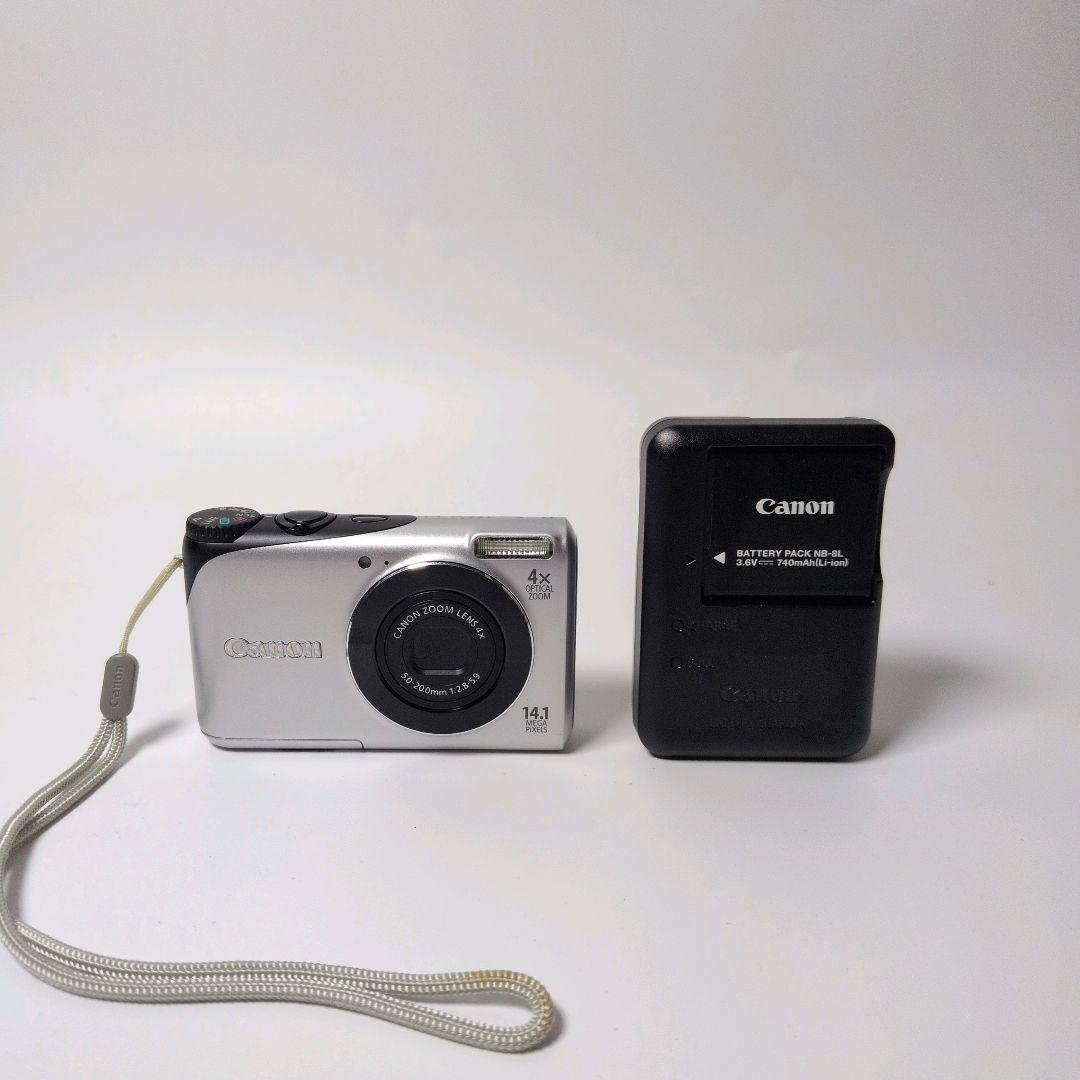 【極美品】Canon PowerShot A2200 シルバー PSA2200