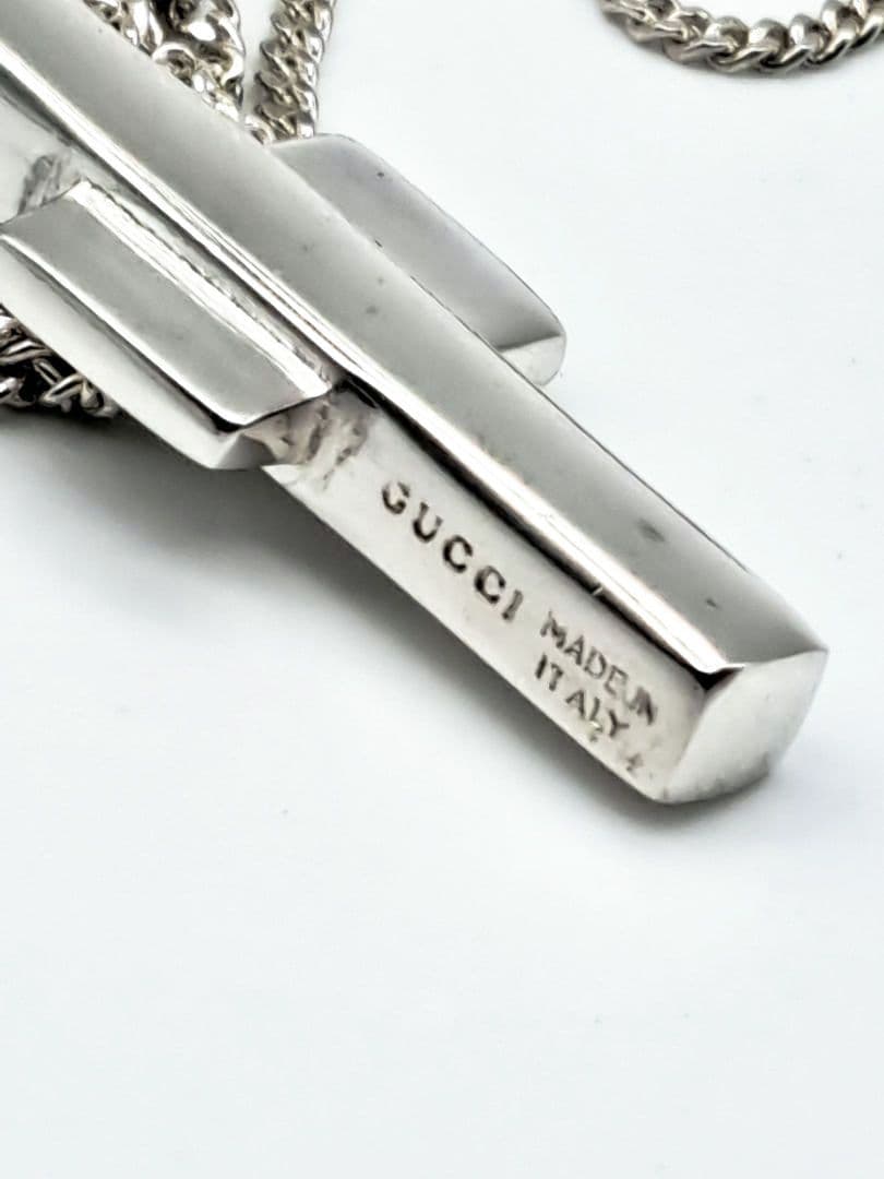 GUCCI クロスネックレス SV925 十字架