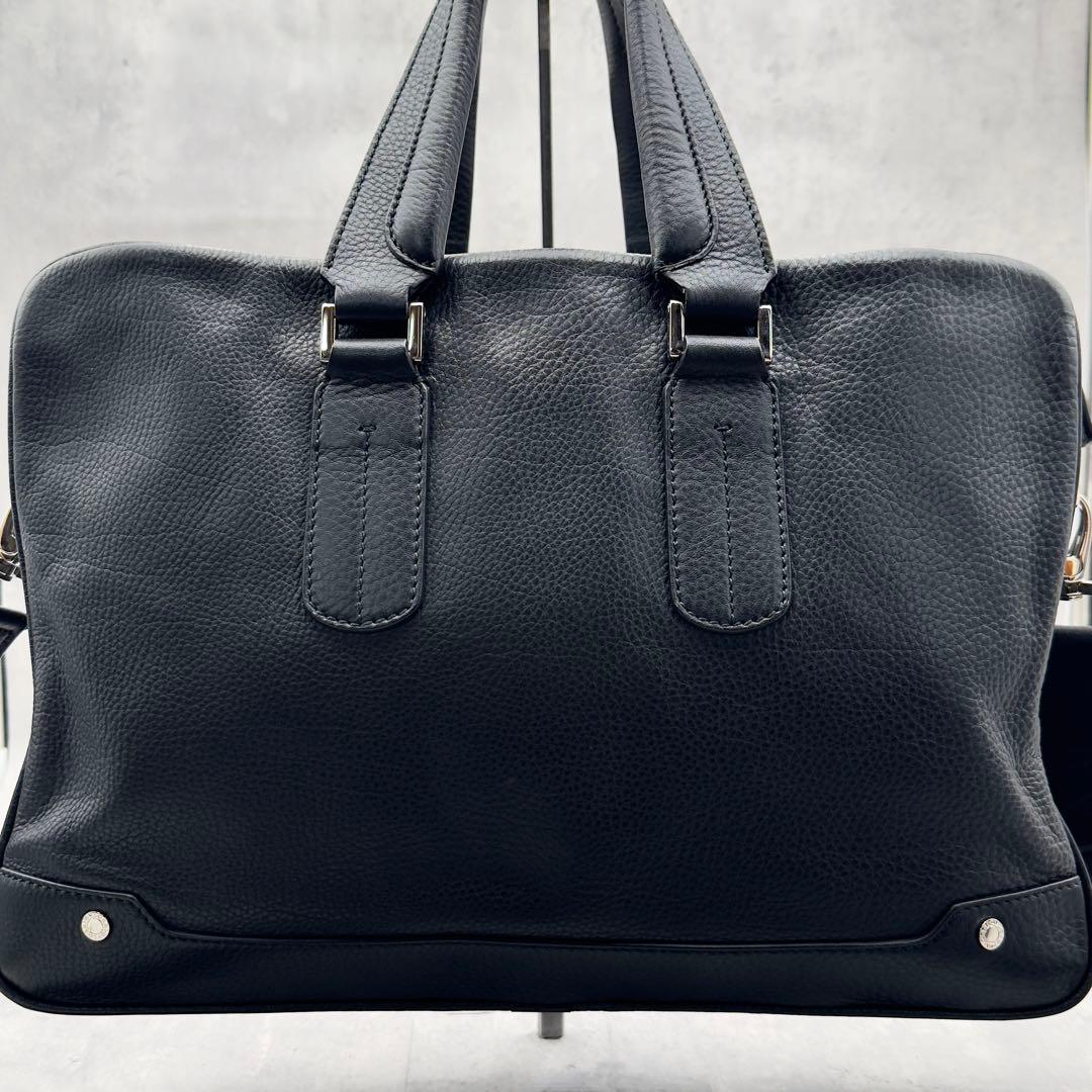 極美品✨ BVLGARI ブルガリ アーバン2way ビジネスバッグ 本革 黒