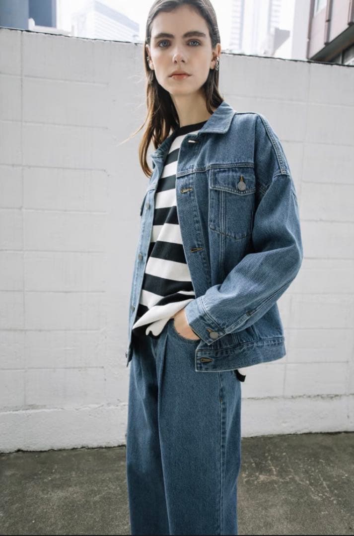 【値下げ】WCJ ソフトデニムジャケット ブルー 新品