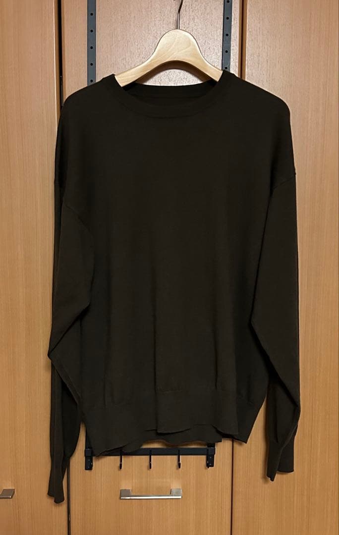 トップス afiit COTTON CASHMERE KNIT