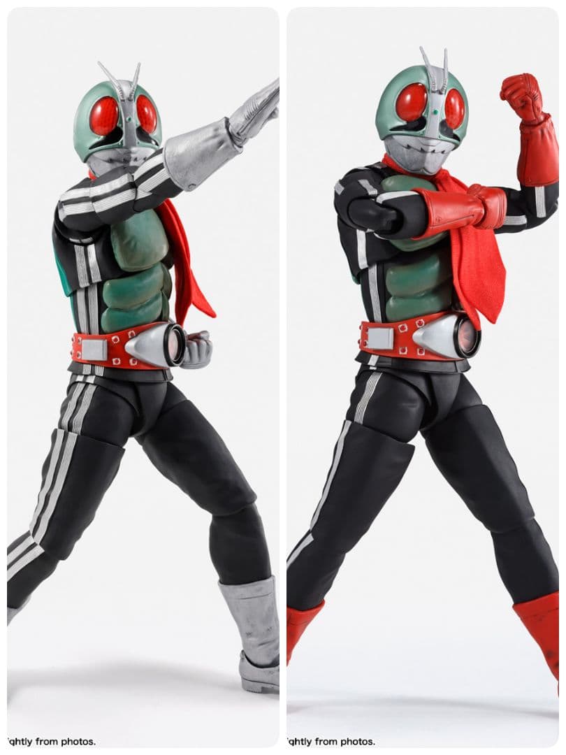 S.H.Figuarts 真骨彫製法 仮面ライダー　新1号 新2号