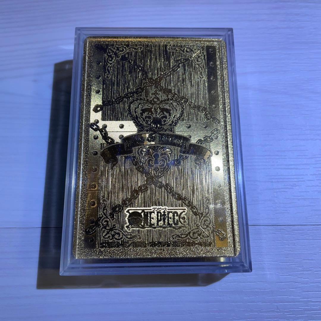 【未使用】ワンピース ONE PIECE ゴールドトランプ エンスカイ