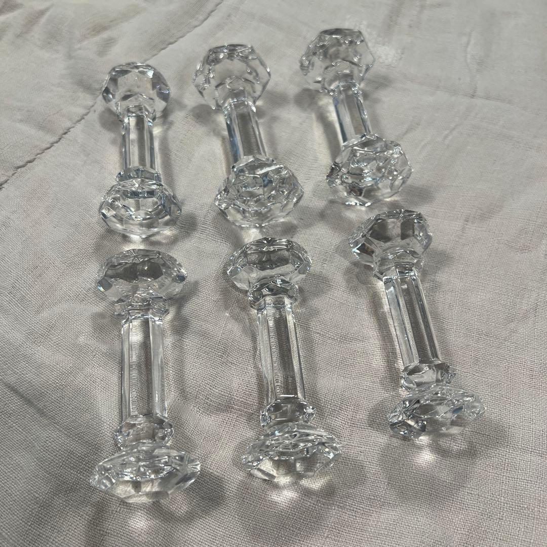 サラグレース　ガラス　カトラリーレスト 6個セット