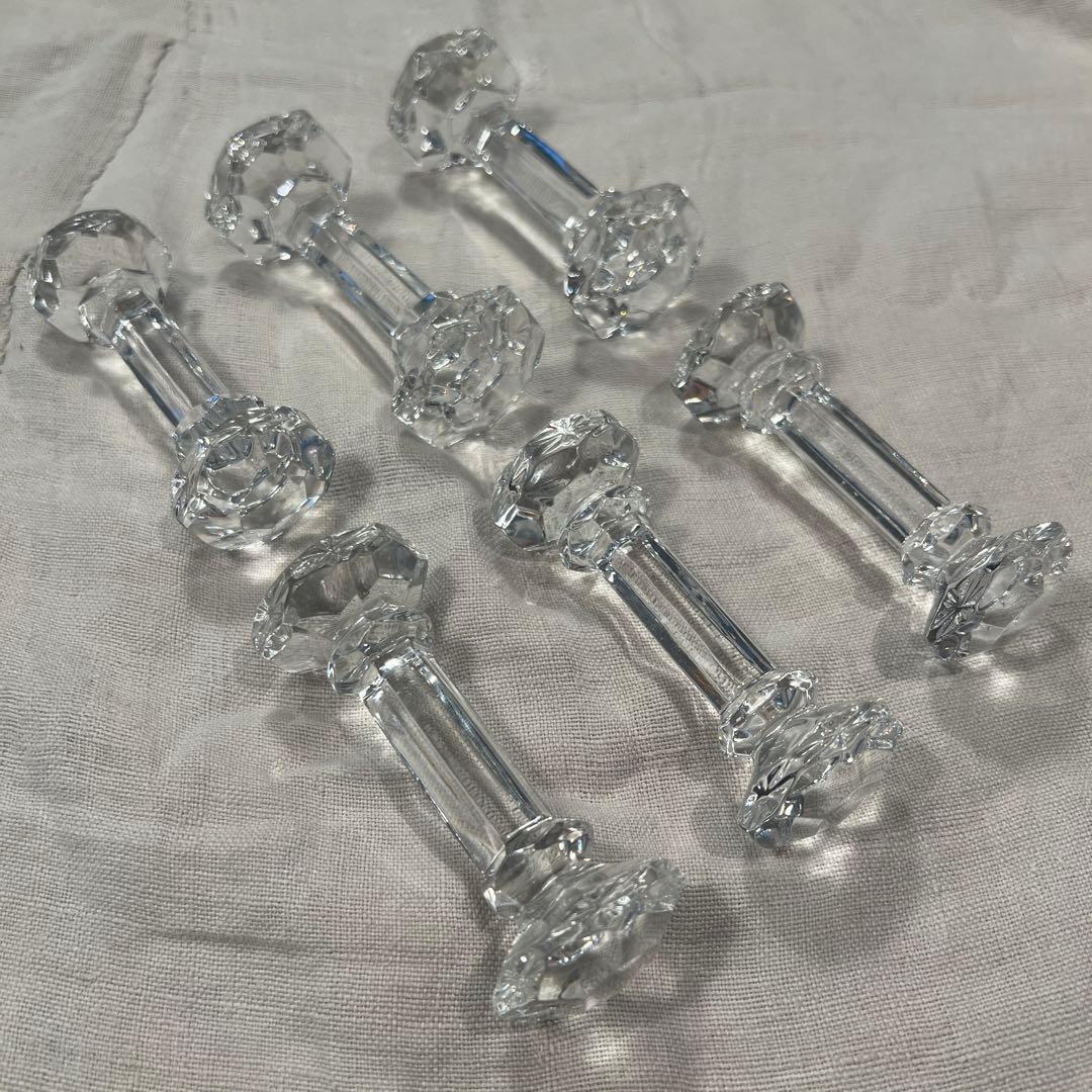 サラグレース　ガラス　カトラリーレスト 6個セット