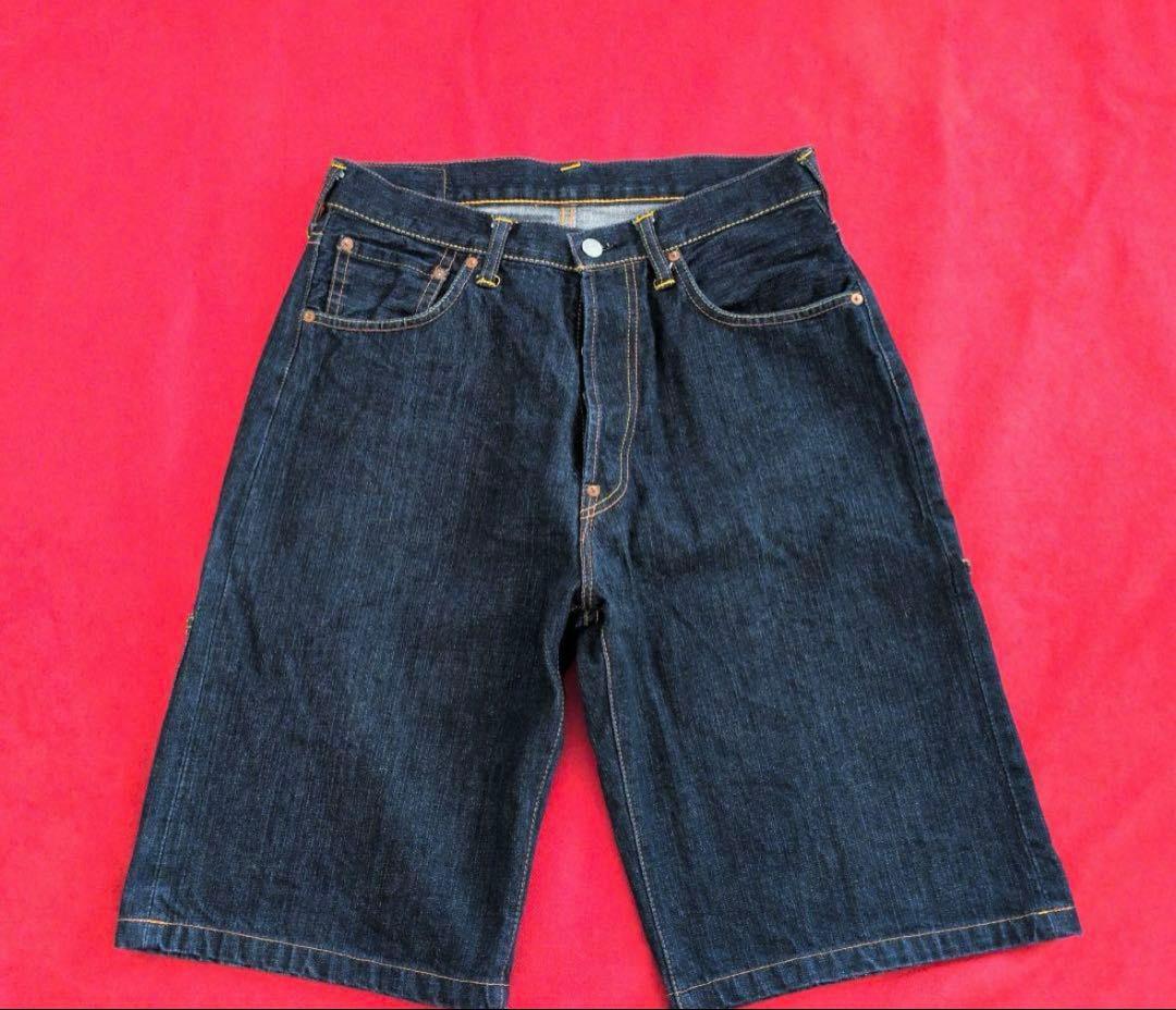 【美品】EVISU メニーポケット✦2001✦ハーフパンツ　34　マルチポケット