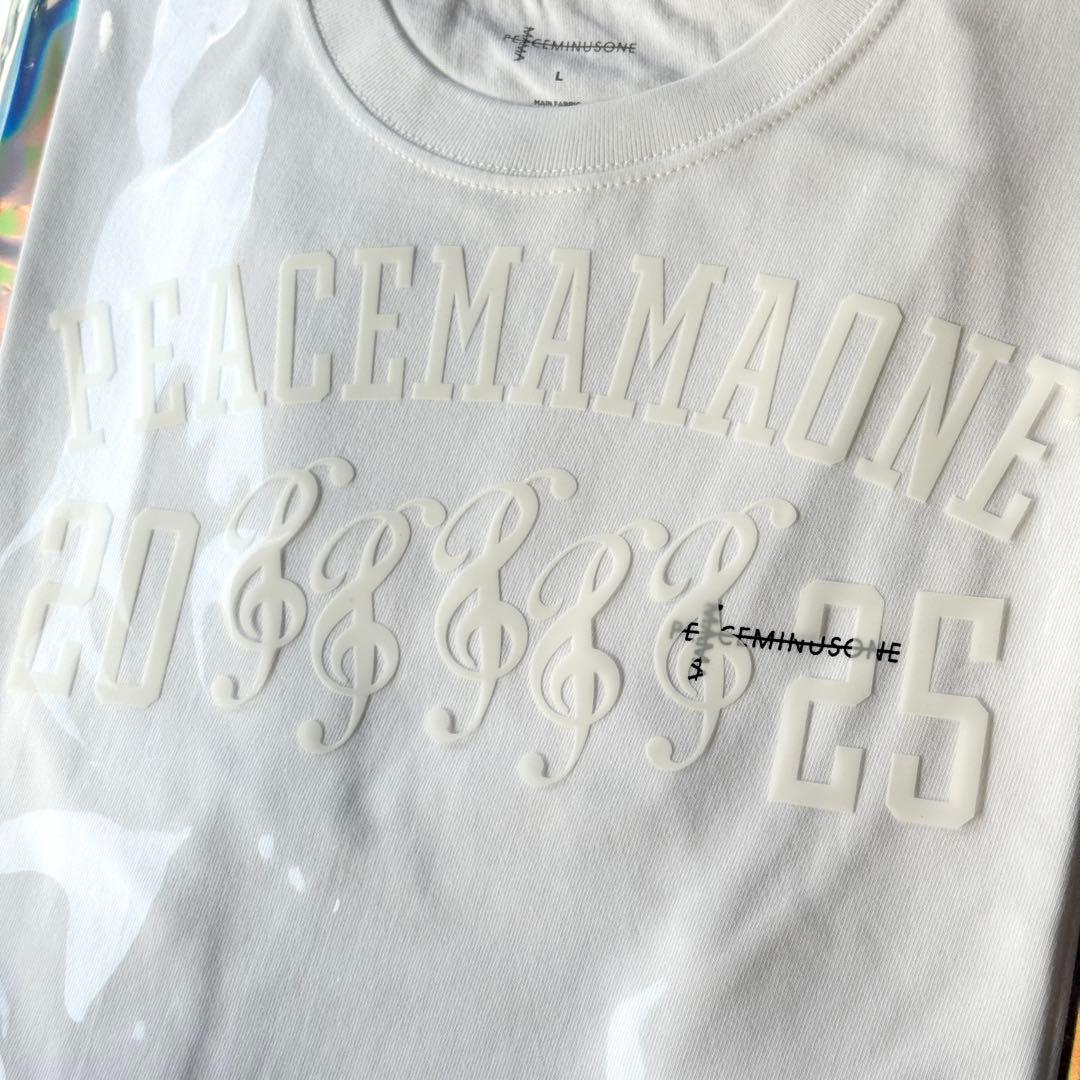 ジードラゴン　peacemamaone 韓国 popup限定　Tシャツ　白　L
