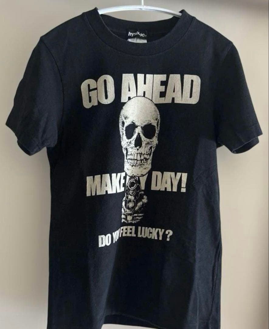 ヒステリックグラマー GO AHEAD スカル Tシャツ