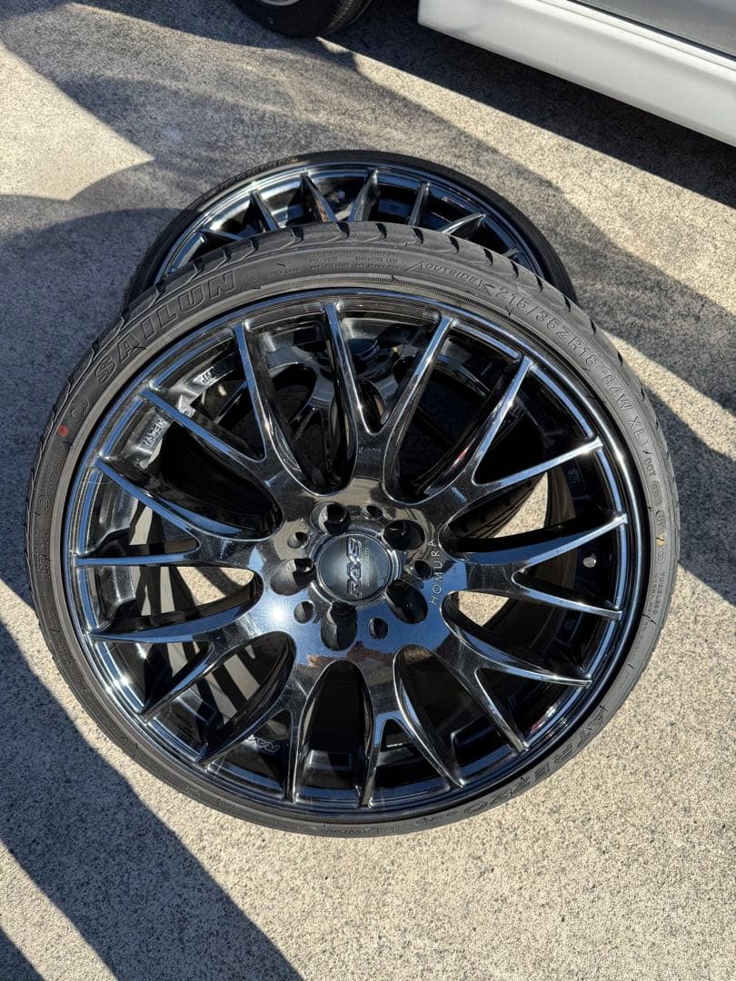 RAYS ホムラ 2×9plus BLACKEDITIONⅢ YNK 18インチ