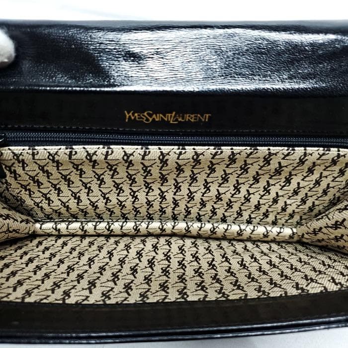 YVES SAINT LAURENT ビンテージ クラッチバッグ ブラック