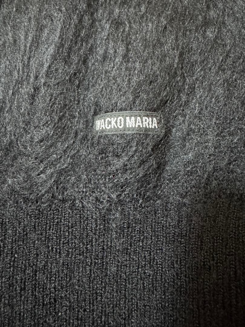 トップス WACKO MARIA MIX MOHAIR CREW NECK SWEATER