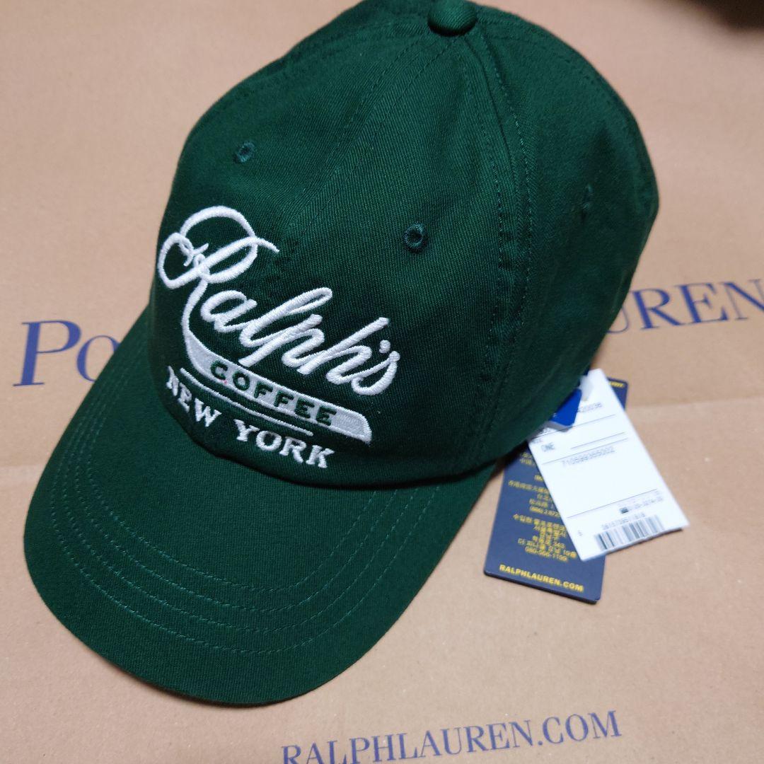 Ralph's Coffee ダークグリーン キャップ　ラルフローレンキャップ