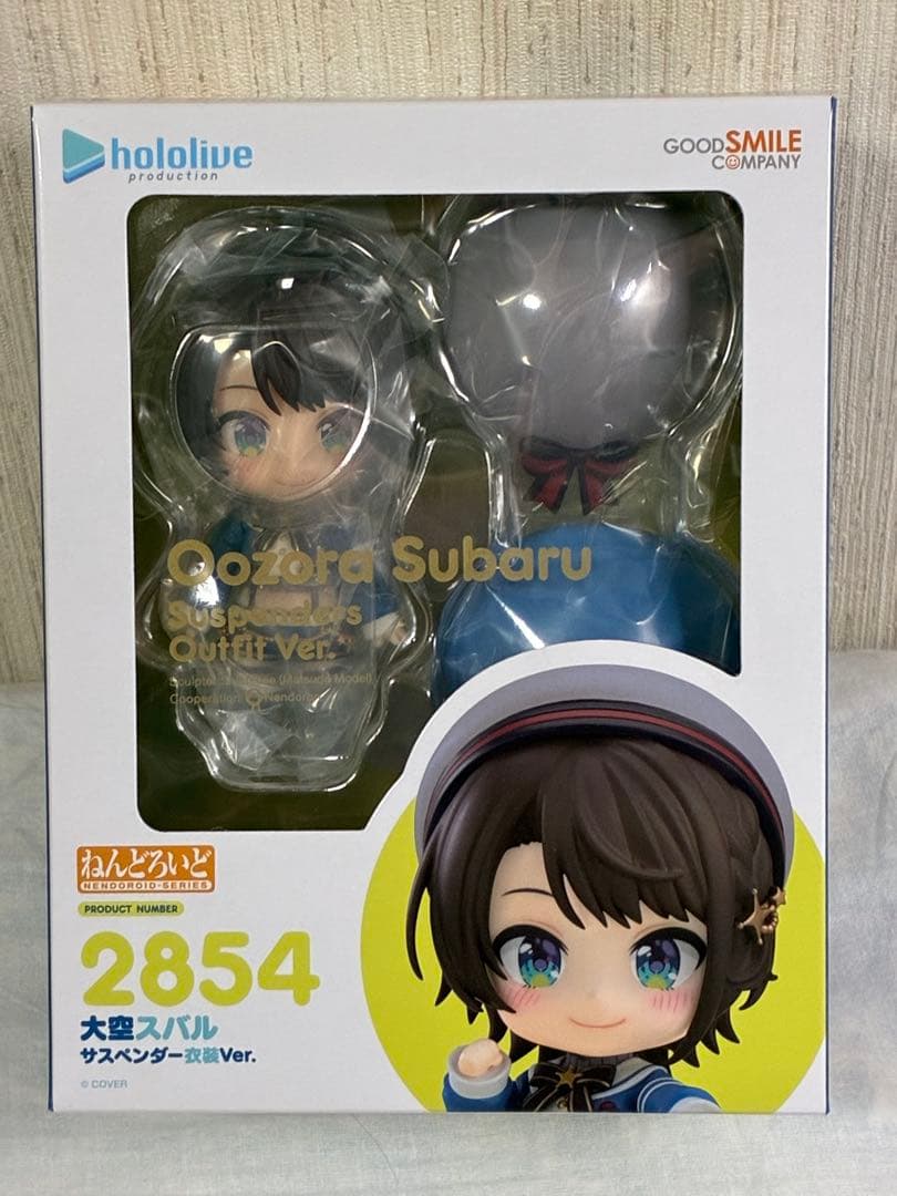 [新品未開封] ねんどろいど　大空スバル　サスペンダー衣装Ver.