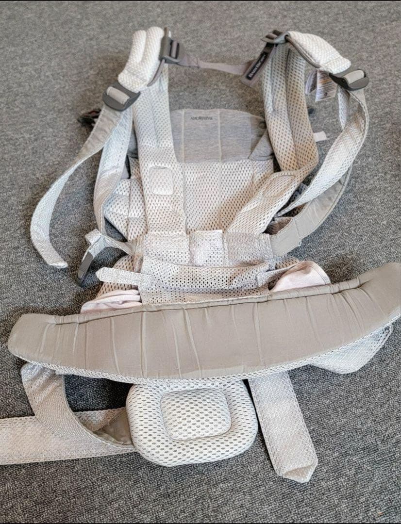 (説明書あり)ベビービョルン 抱っこ紐 ハーモニー シルバー ベビーキャリア