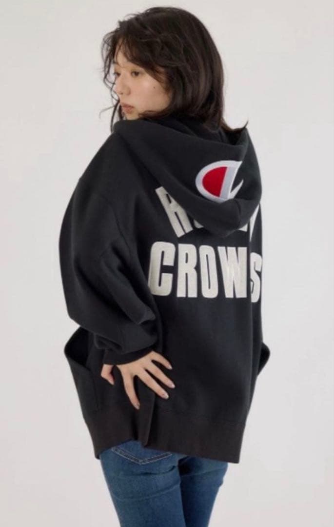 U209 FREEサイズ　ロデオクラウン　チャンピオン　コラボ　パーカー