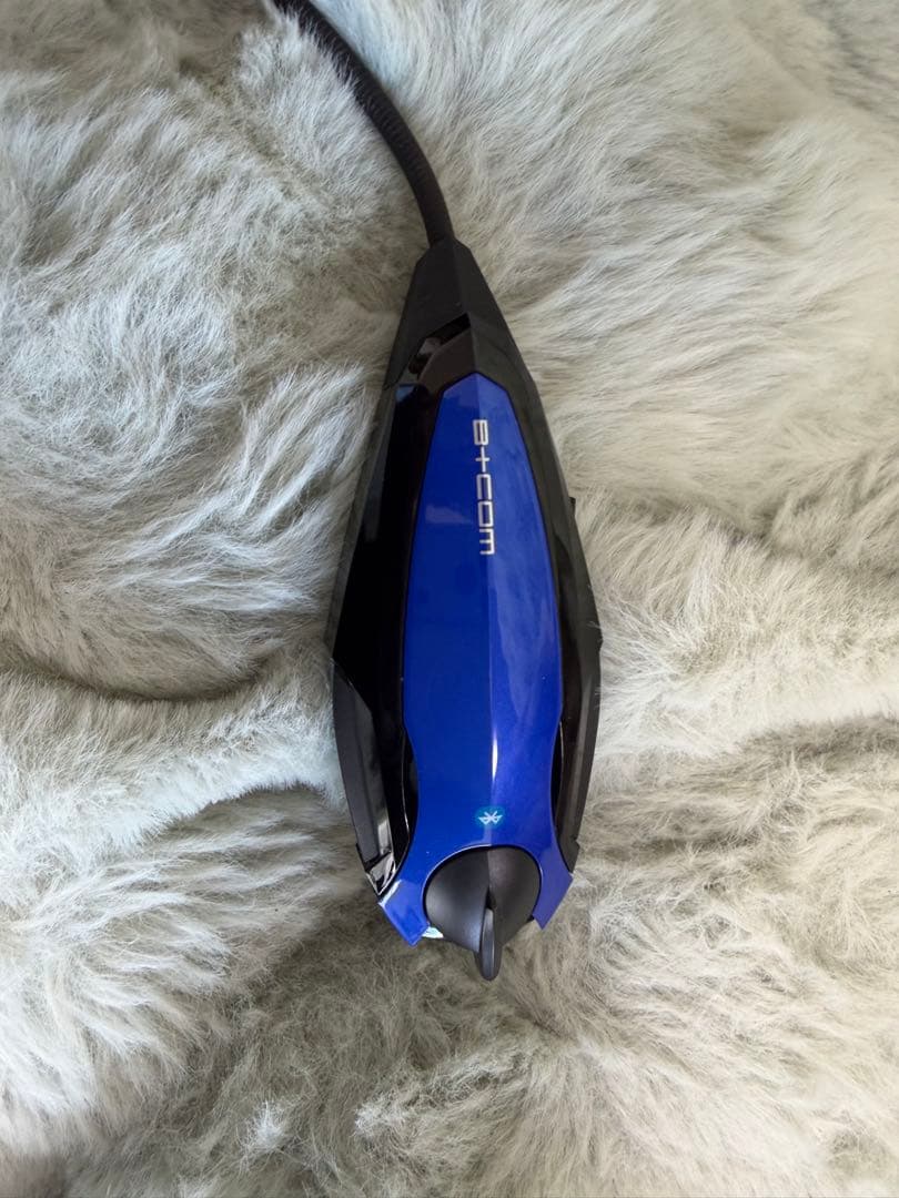 B+COM 6X Bluetoothヘッドセット 青/ブラック 本体 マイクのみ