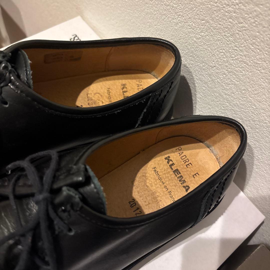 り*う様 KLEMEN PADRE E ブラック ドレスシューズ