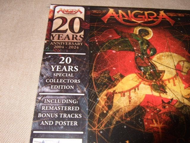 ANGRA,新品未開封,アングラ,20周年記念盤,ボーナス・トラック入り