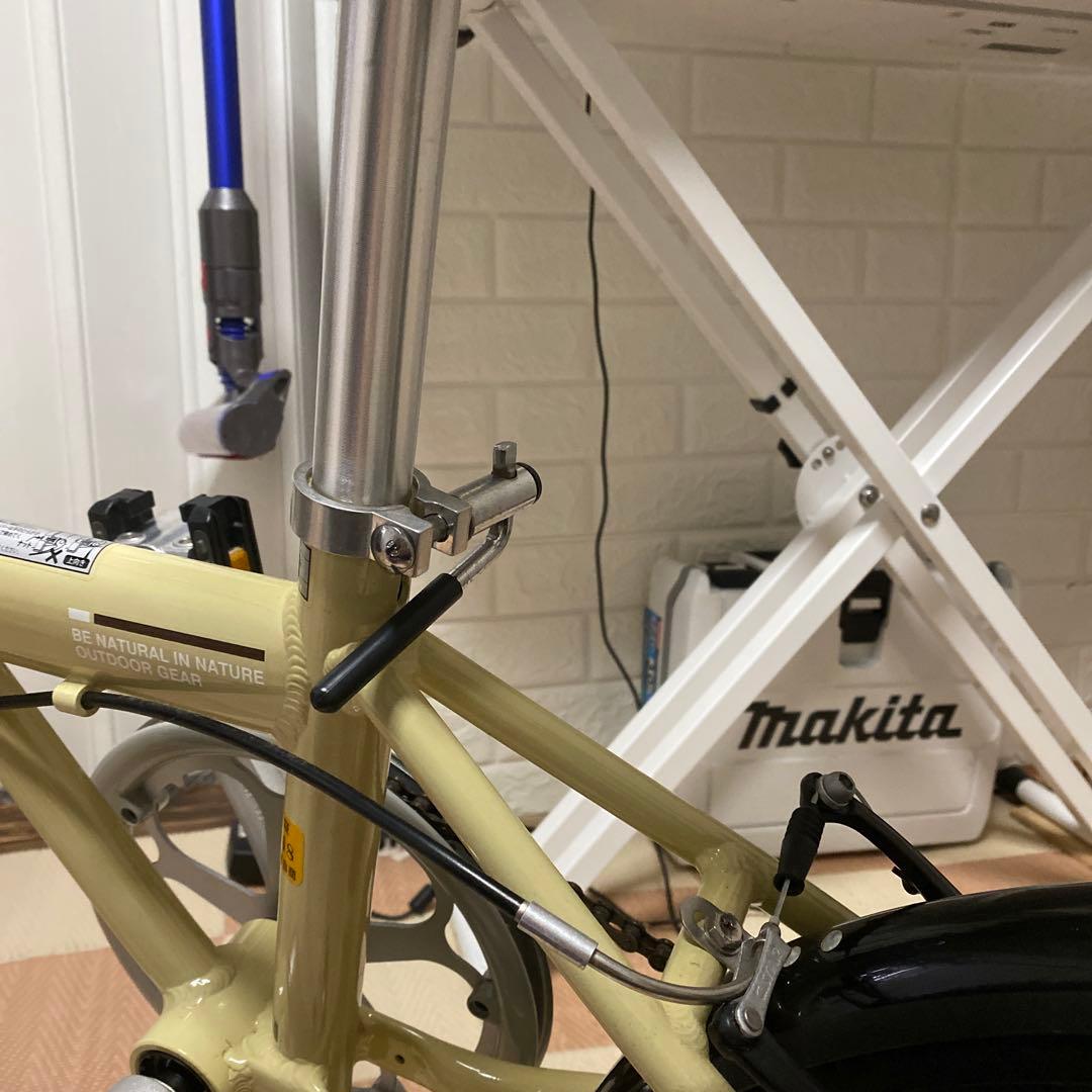 キャプテンスタッグ　折りたたみ自転車　 AL-FDB 161 ラテカラー