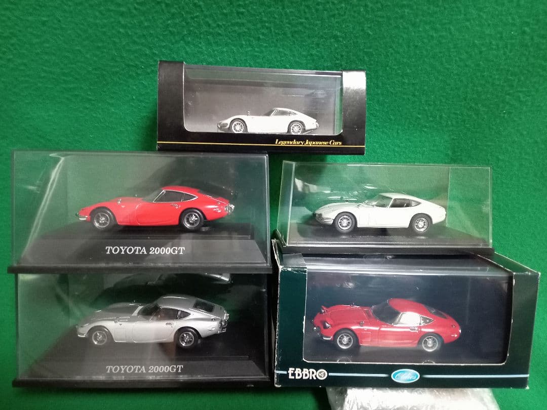 EBBRO 他TOYOTA 2000GT ミニカー5台セット