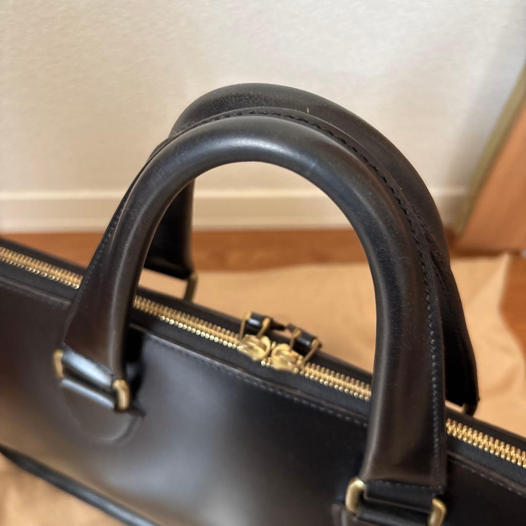 GANZO ブライドルレザー　ブリーフケース