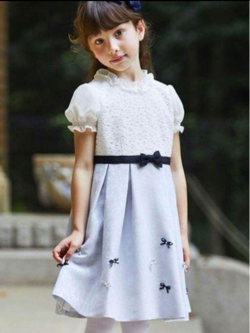 ★最終値下げ★CHOPIN ショパン　アイスブルー　ジャガードアンサンブル120