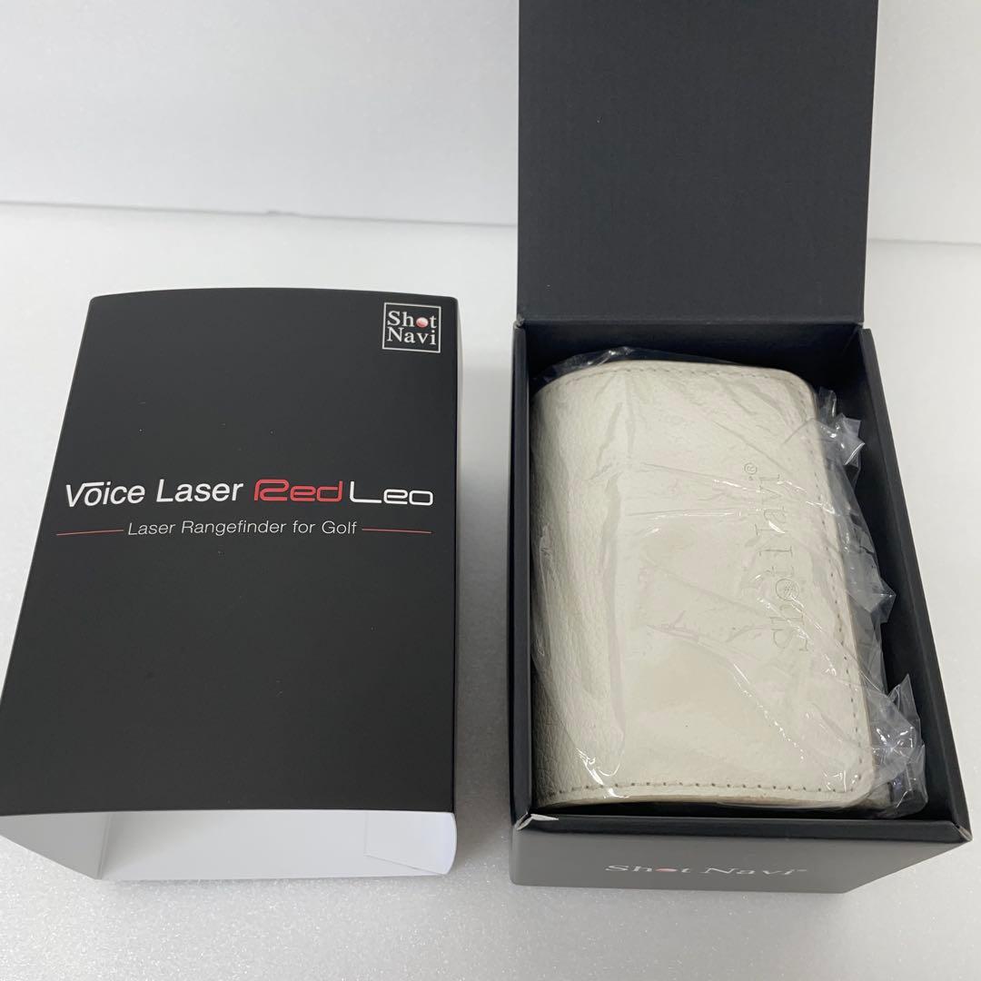 おまけ付　ShotNavi VOICE LASER RED LEO ホワイト