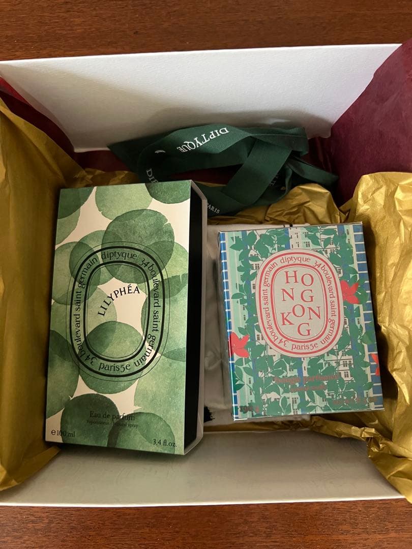 【未使用品】DIPTYQUE LILYPHEA 香水& 香港キャンドル　セット