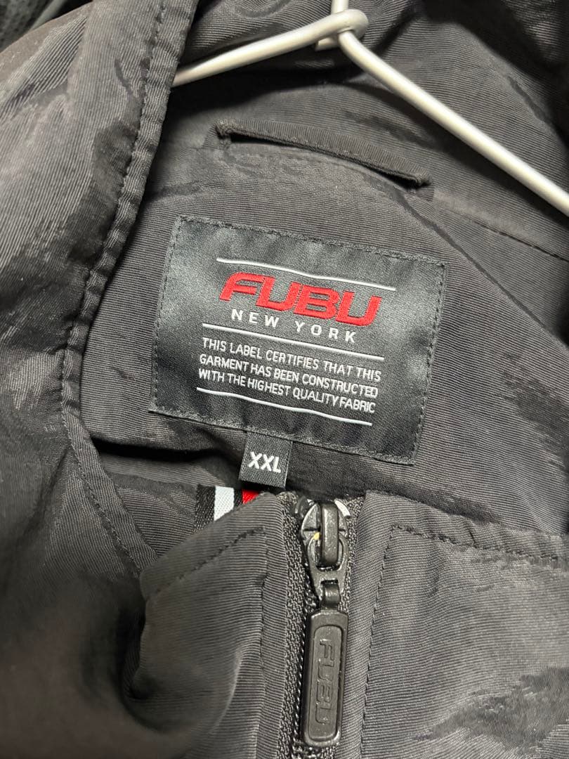 あ*様 FUBU ナイロンジャケット XXLサイズ ブラック セットアップ