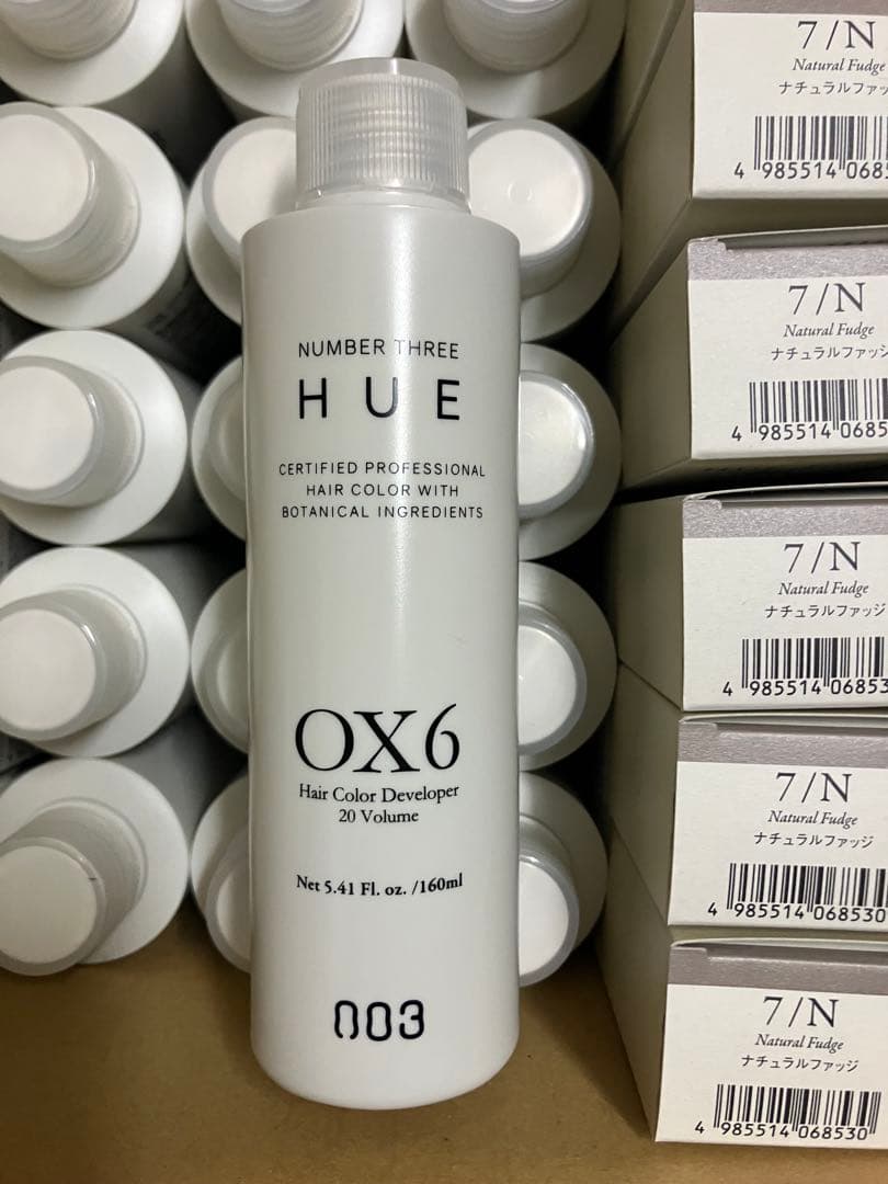 ナンバースリー HUE 1剤60本　オキシ6% ミニサイズ24本　イルミナアディ