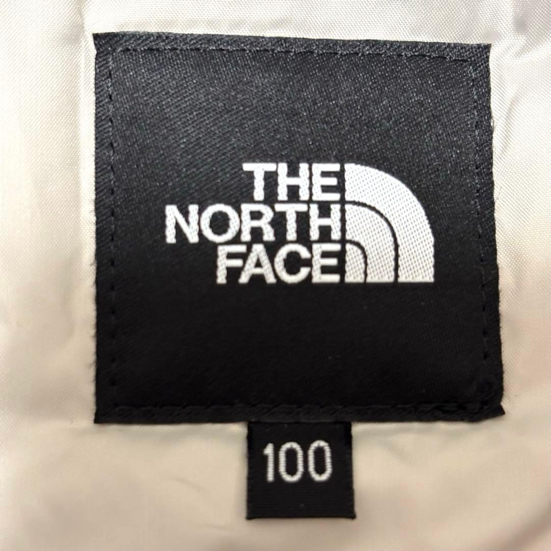 美品 THE NORTH FACE キッズ スキーウェア 100cm 青 × 黒
