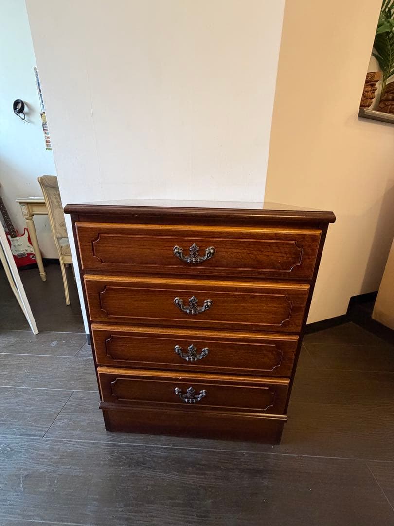 カリモク　karimoku 4段チェスト コロニアル　木製 収納家具 良品