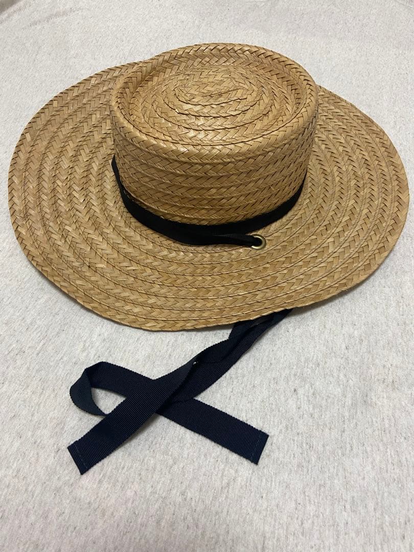 値下げ【La Maison de Lyllis】別注 ストローハット 麦わら帽子