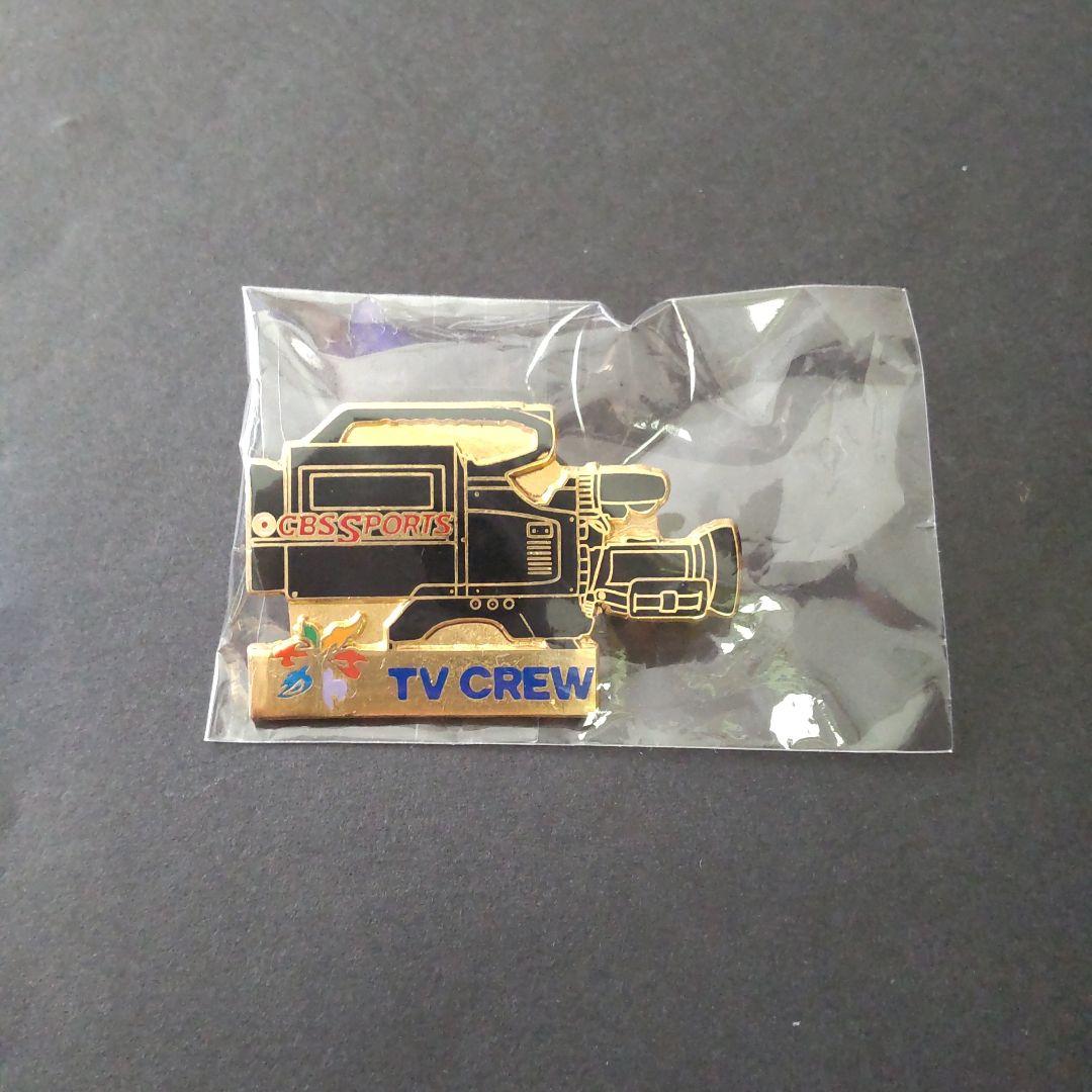 長野オリンピック1998年 CBS Sports TV Crew ピンバッジ
