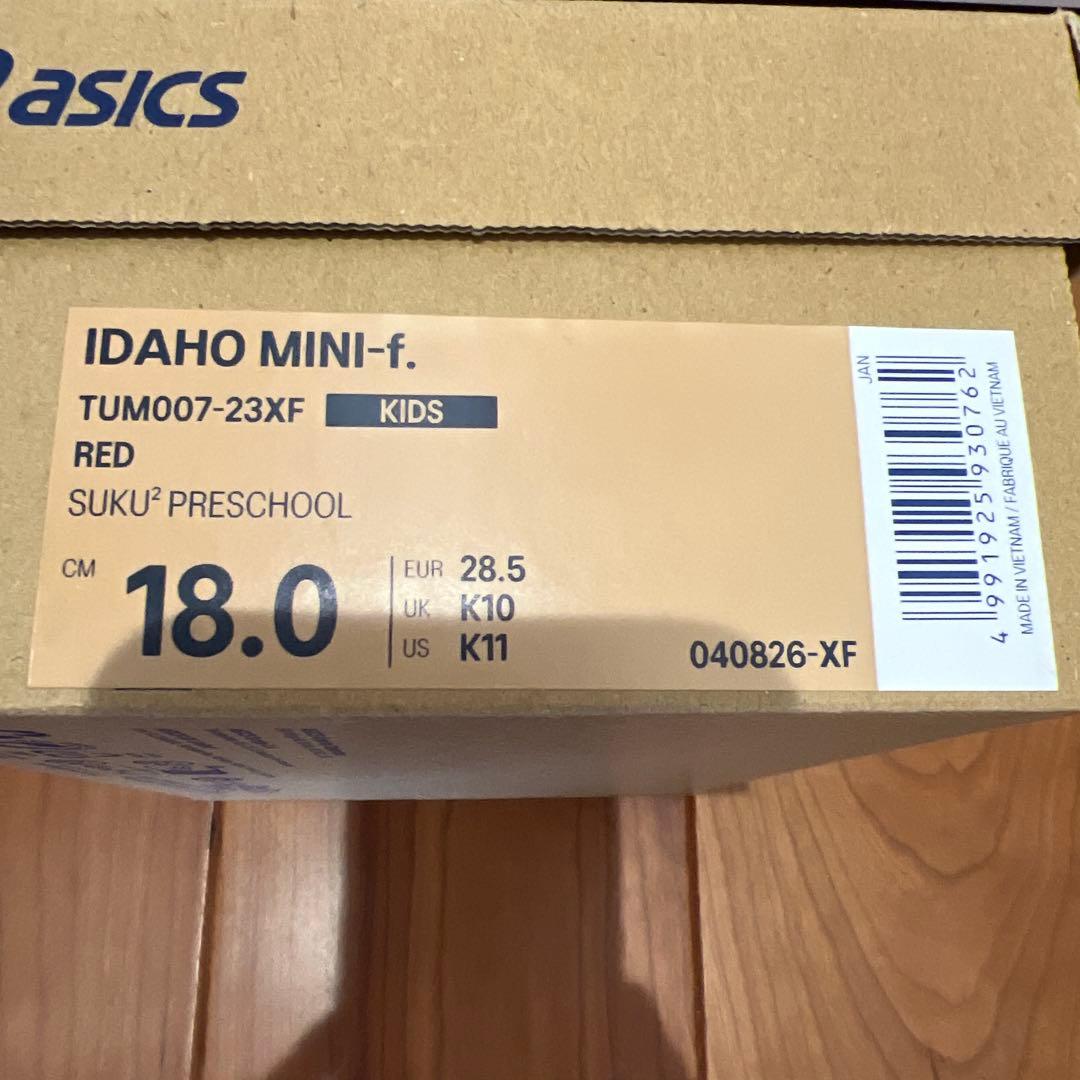 【新品未使用】familiar ファミリア アシックス スニーカー 18cm