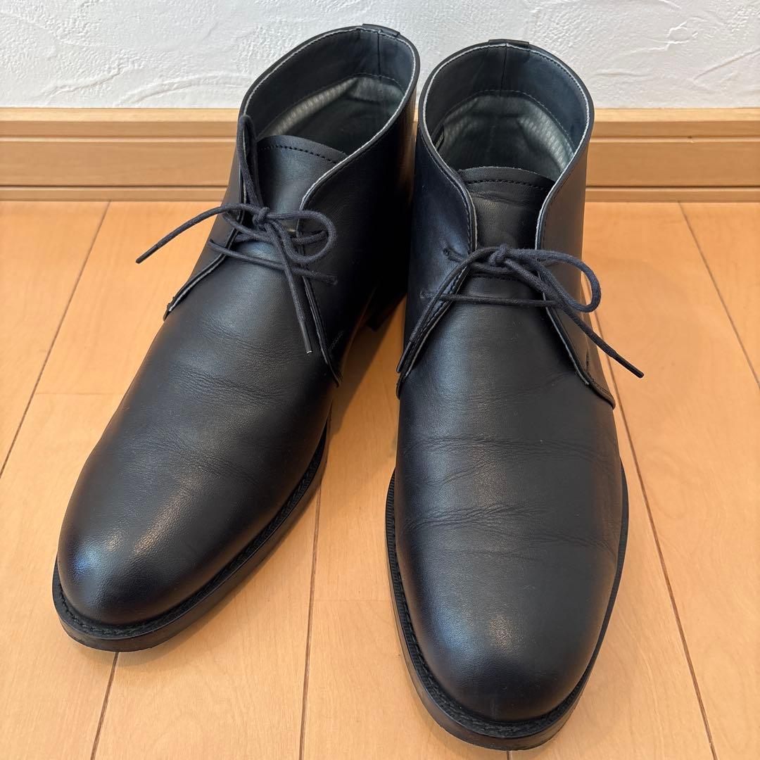 [美品]REGAL　メンズGORE-TEX　チャッカーブーツ(ブラック)