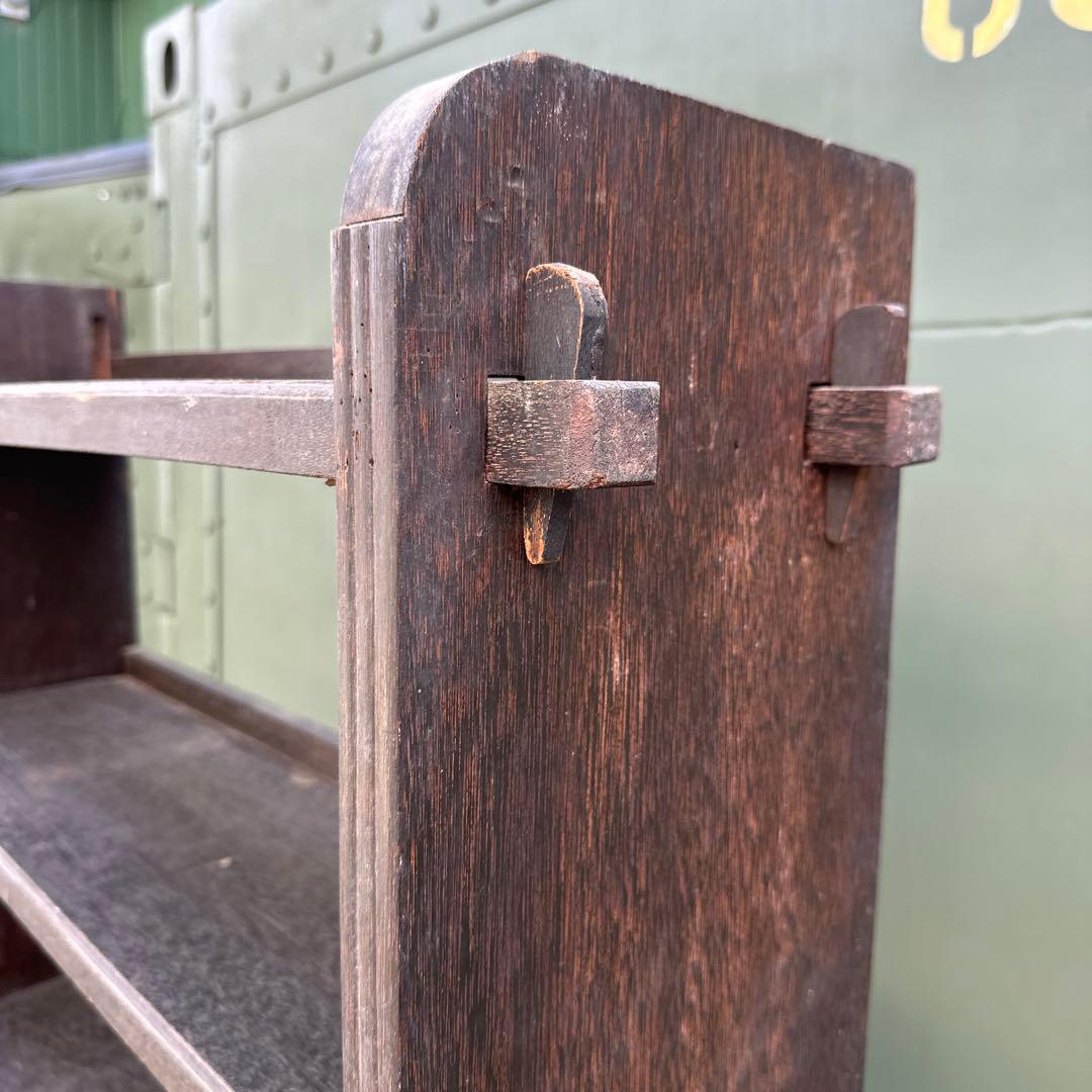 ほとんど送料‼️ヴィンテージ　杭どめ　書棚　棚ディスプレイに！シューズラックに！